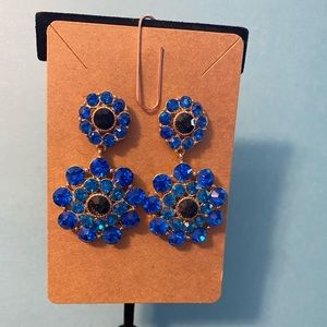 Monet Blue post earrings